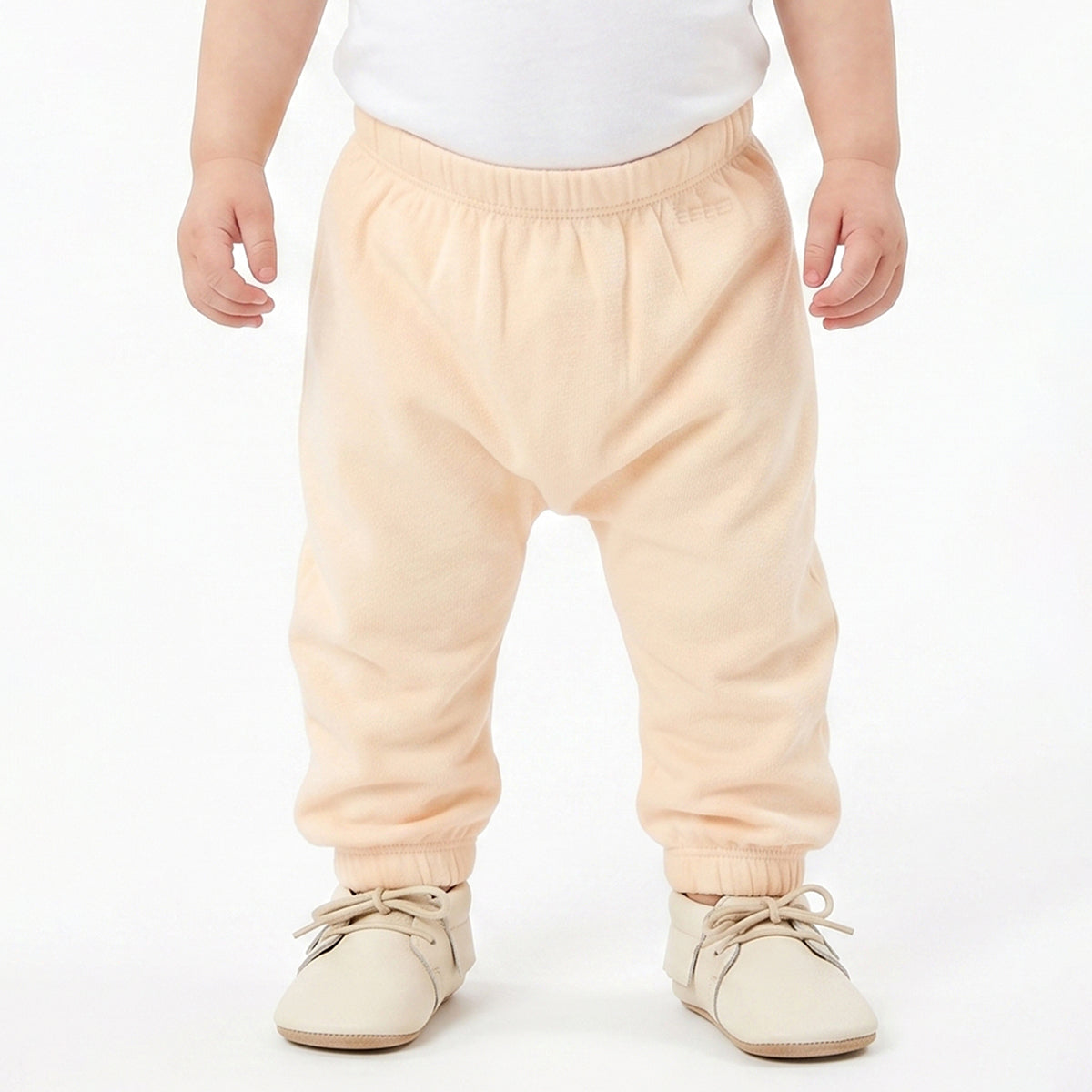 Baby Boys Cream and Light Yellow Cookie Print Cotton Knit Bottom Pack of 2 Regular Fit Everyday Wear