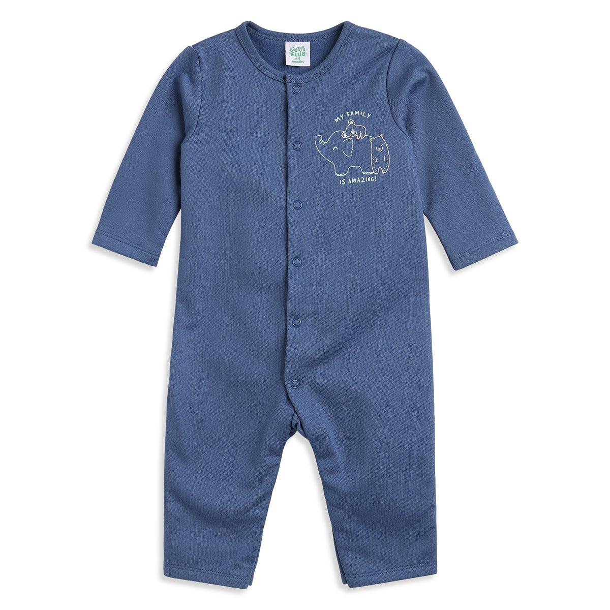 Baby Boys Blue and Olive Green Cotton Printed Rompers Pack of 2 Regular Fit Casual Baby Rompers