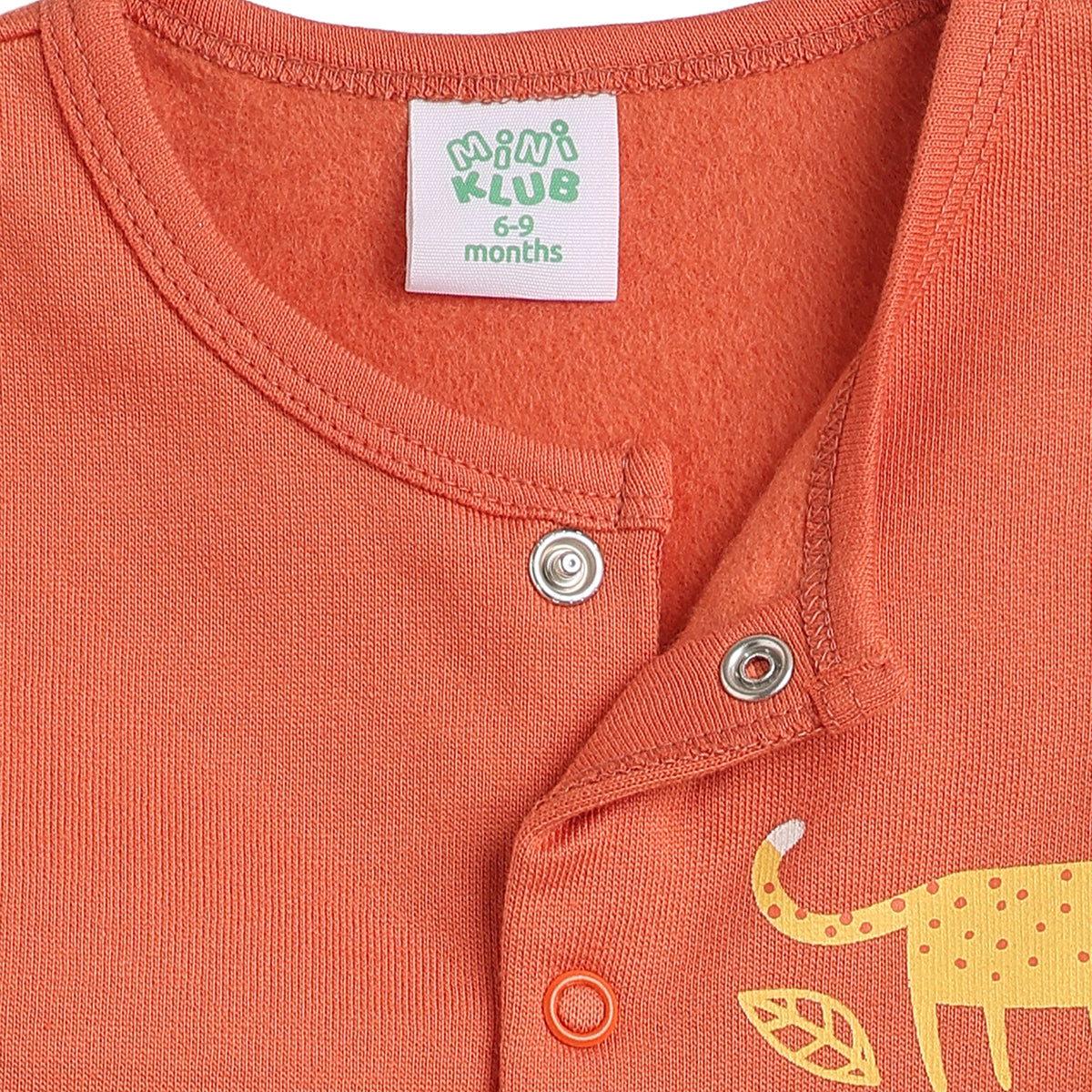 Baby Boys Orange and Off White Cotton Printed Rompers Pack of 2 Regular Fit Casual Baby Rompers