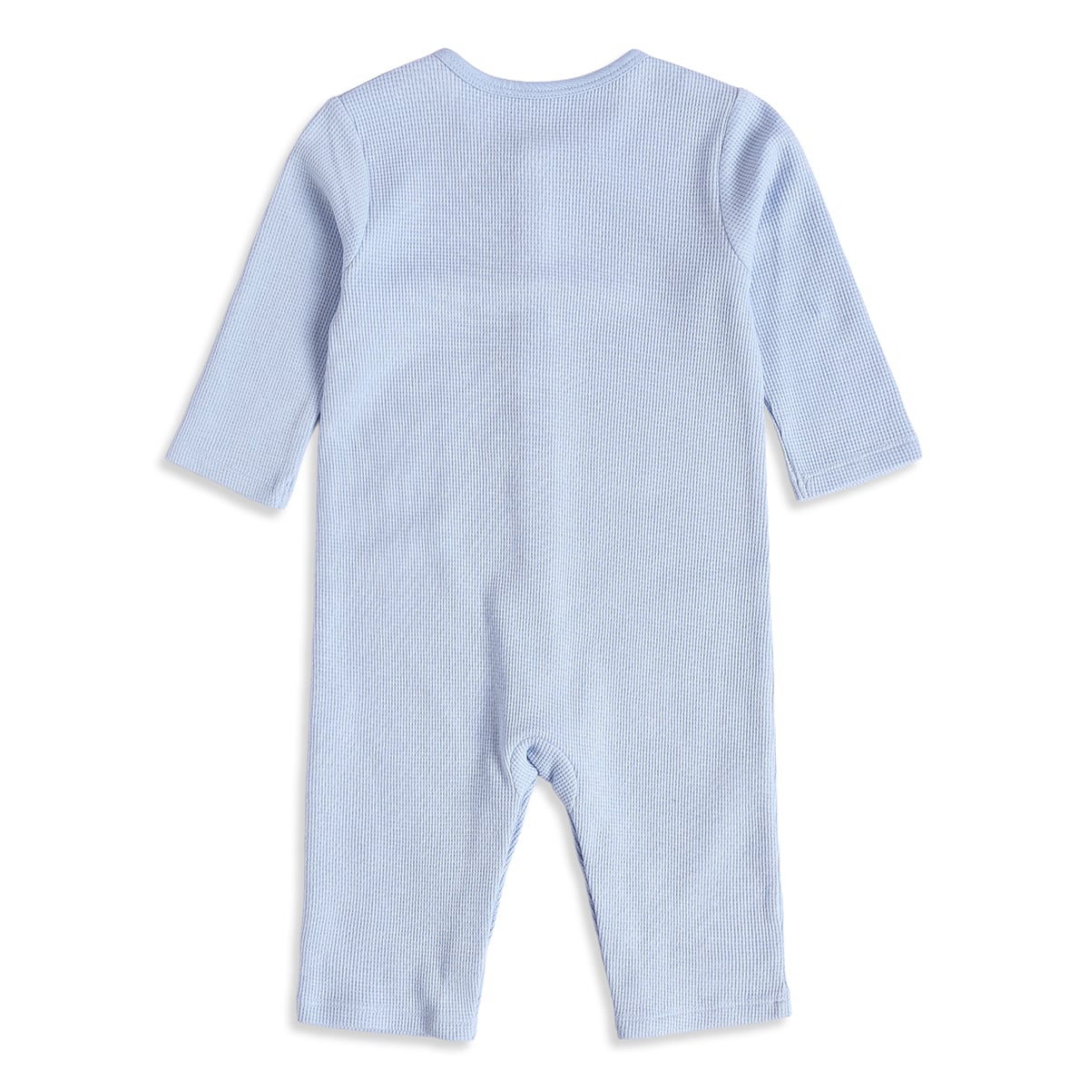 Baby Boys Light Blue And Off White Cotton Blend Vehicle Printed Rompers Pack of 2 Regular Fit Casual Wear