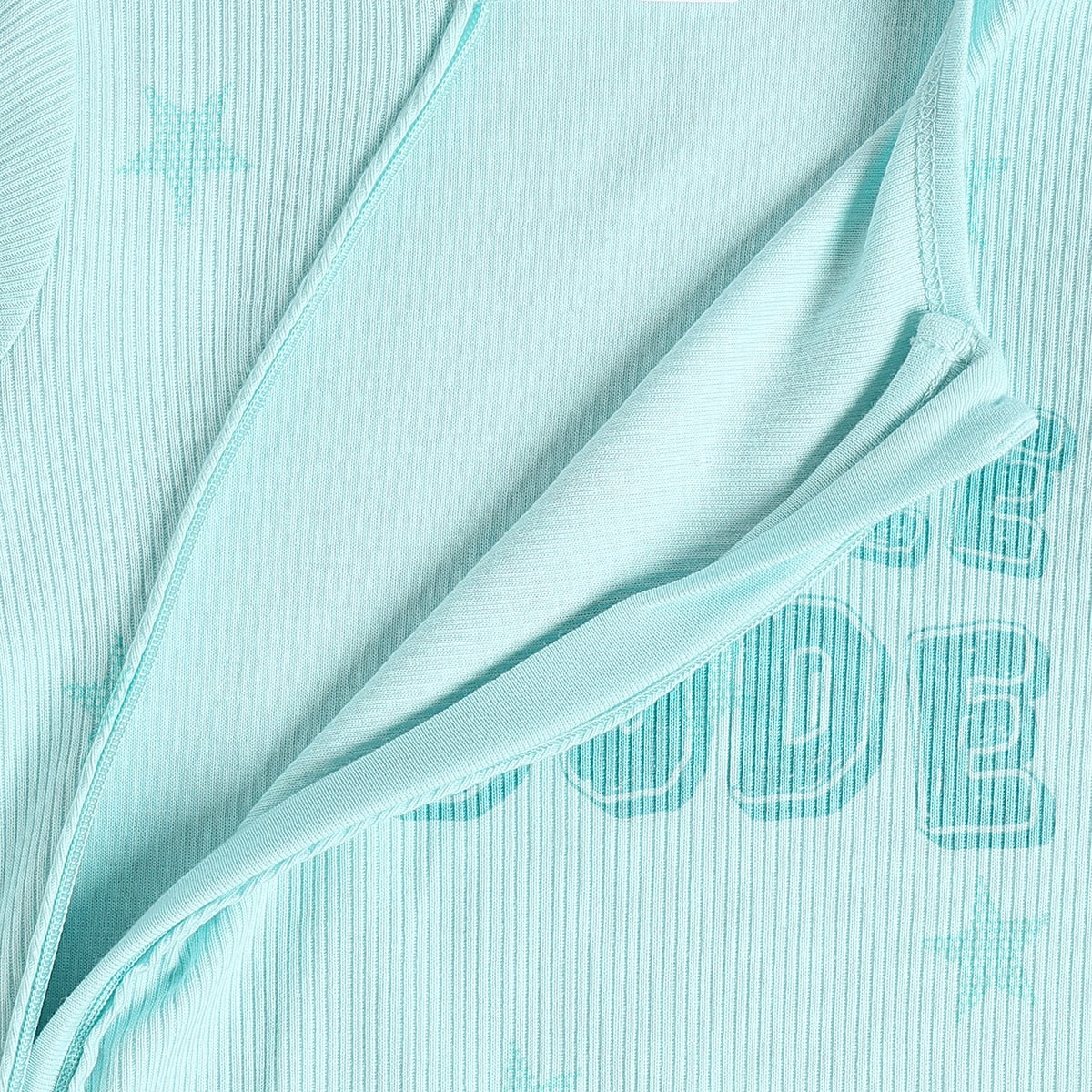 Baby Boys Mint Green Cotton Blend Star Printed Sleepsuit With Cap Pack of 1 Regular Fit Casual Wear