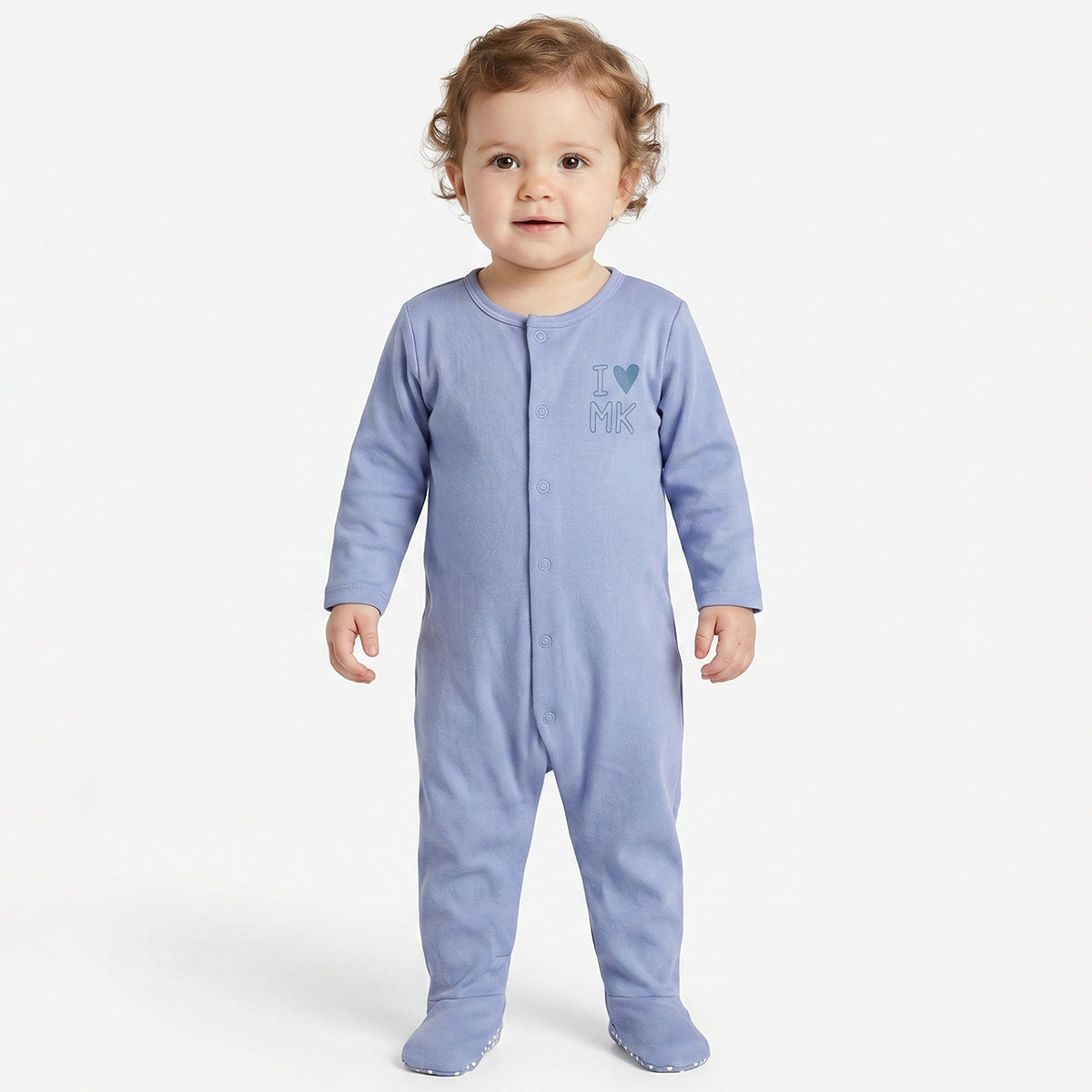 Baby Boys Yellow and Blue Cotton Printed Sleepsuits Pack of 2 Regular Fit Casual Baby Sleepsuits
