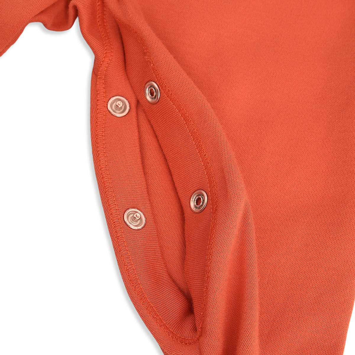 Baby Boys Orange and Sky Blue Cotton Printed Sleepsuits Pack of 2 Regular Fit Casual Baby Sleepsuits