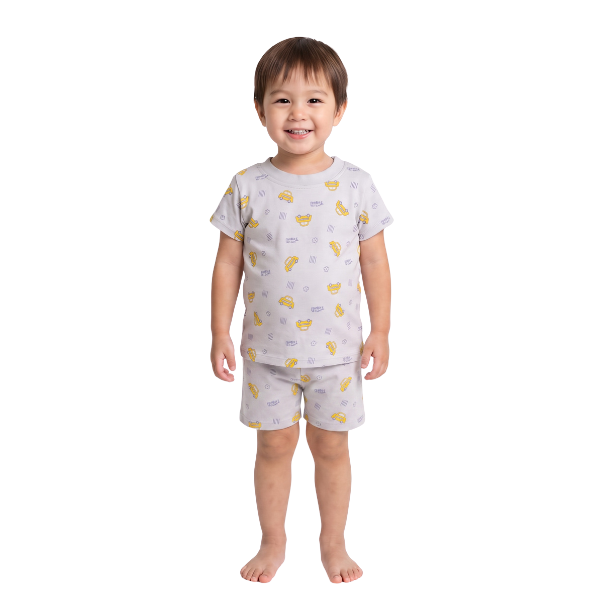 Baby Boys Sage Green and Light Grey Shorts Pack of 2 Casual Kids