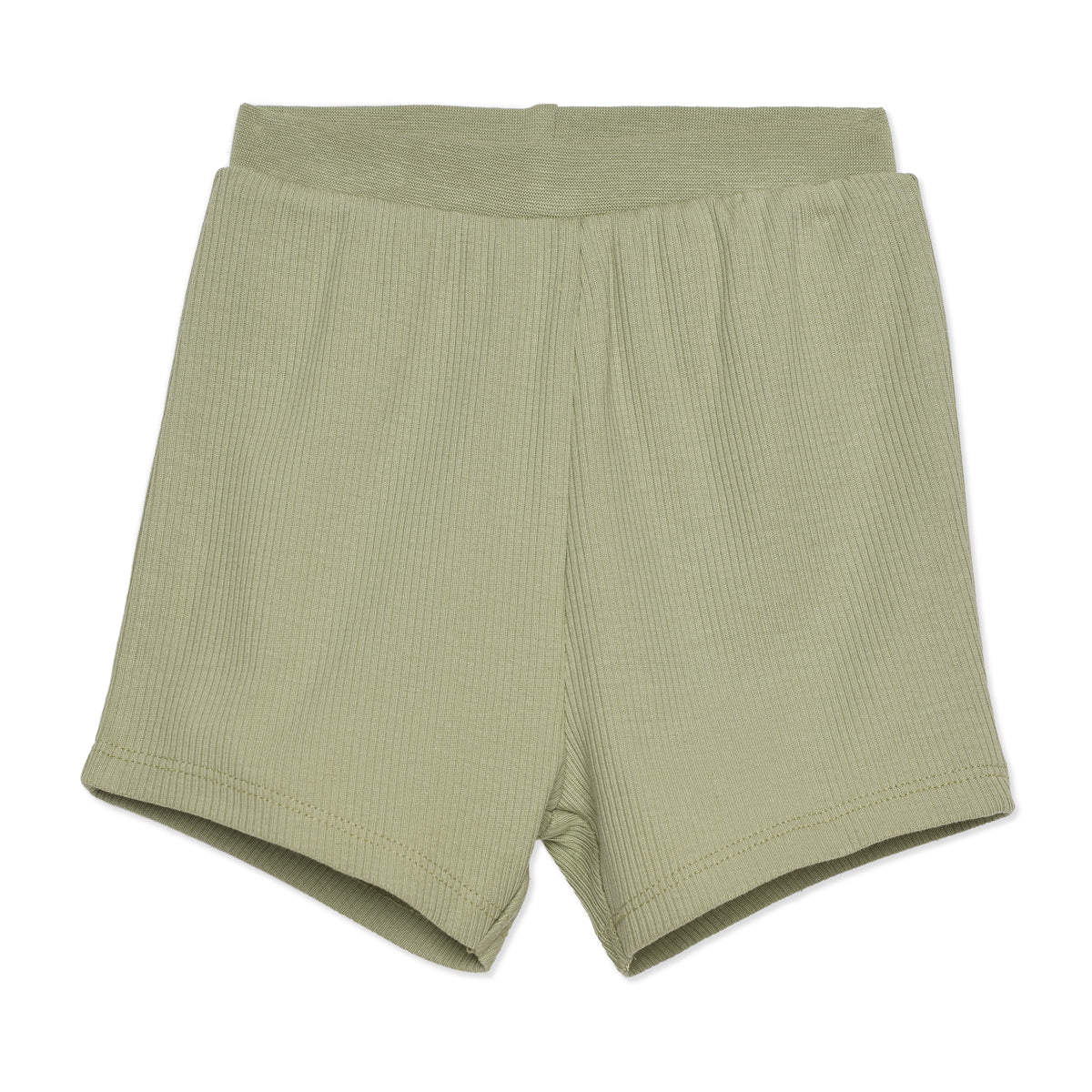 Baby Boys Sage Green and Light Grey Cotton Shorts Pack of 2 Regular Fit Casual Kids Shorts