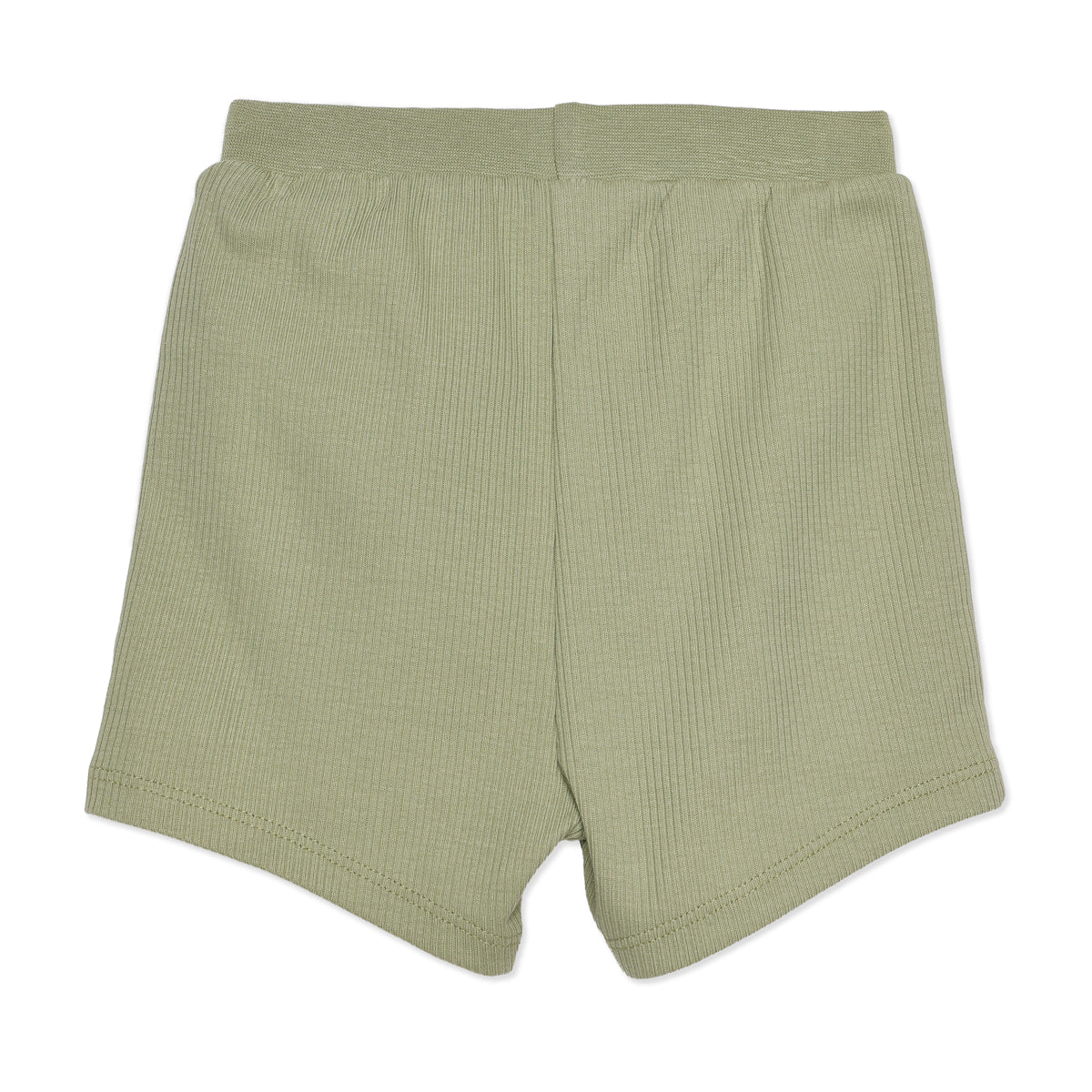 Baby Boys Sage Green and Light Grey Cotton Shorts Pack of 2 Regular Fit Casual Kids Shorts