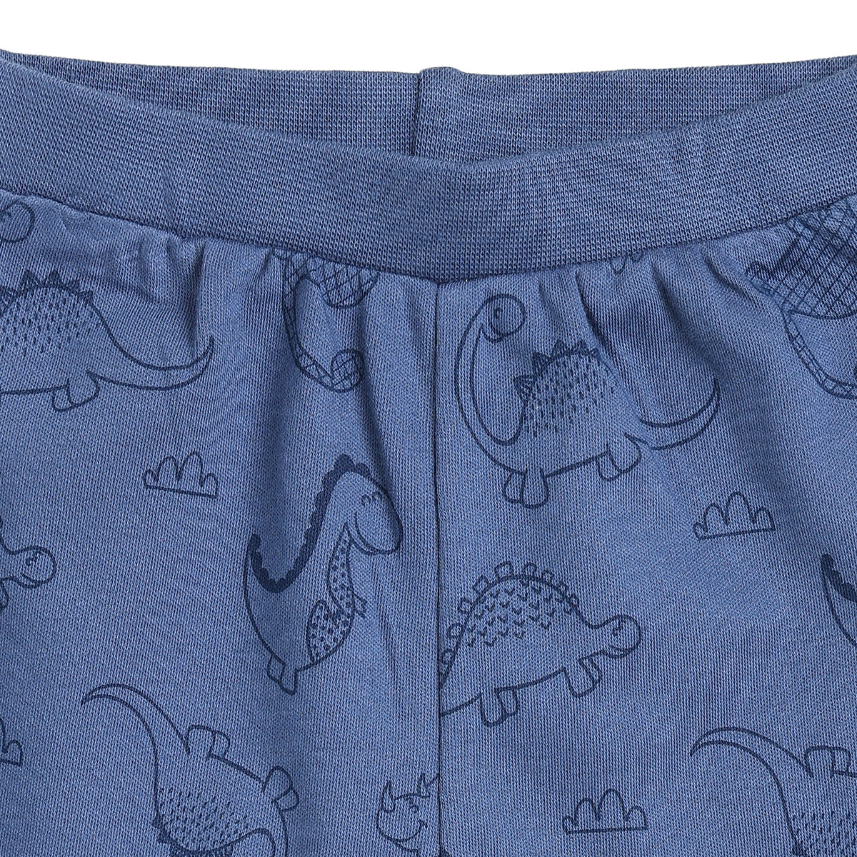 Baby Boys Blue and White Cotton Printed Shorts Pack of 2 Regular Fit Casual Baby Shorts