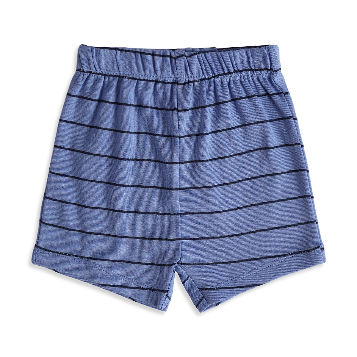 Baby Boys Blue Grey Cotton Shorts Pack of 2 Regular Fit Casual Wear