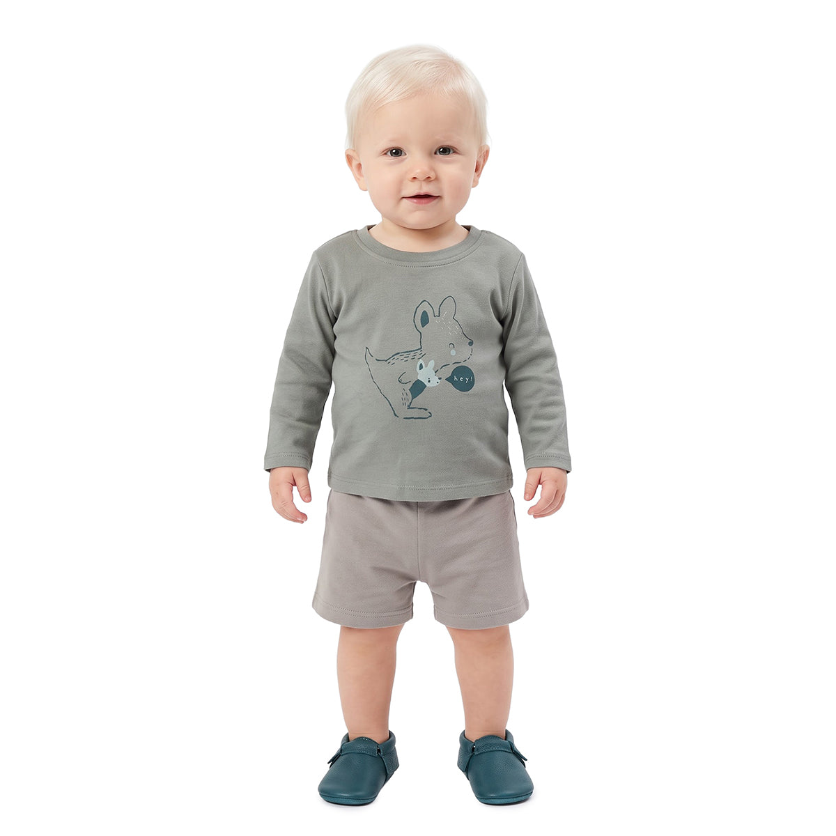 Baby Boys Pink Green Cotton T-Shirts Pack of 2 Regular Fit Casual Wear