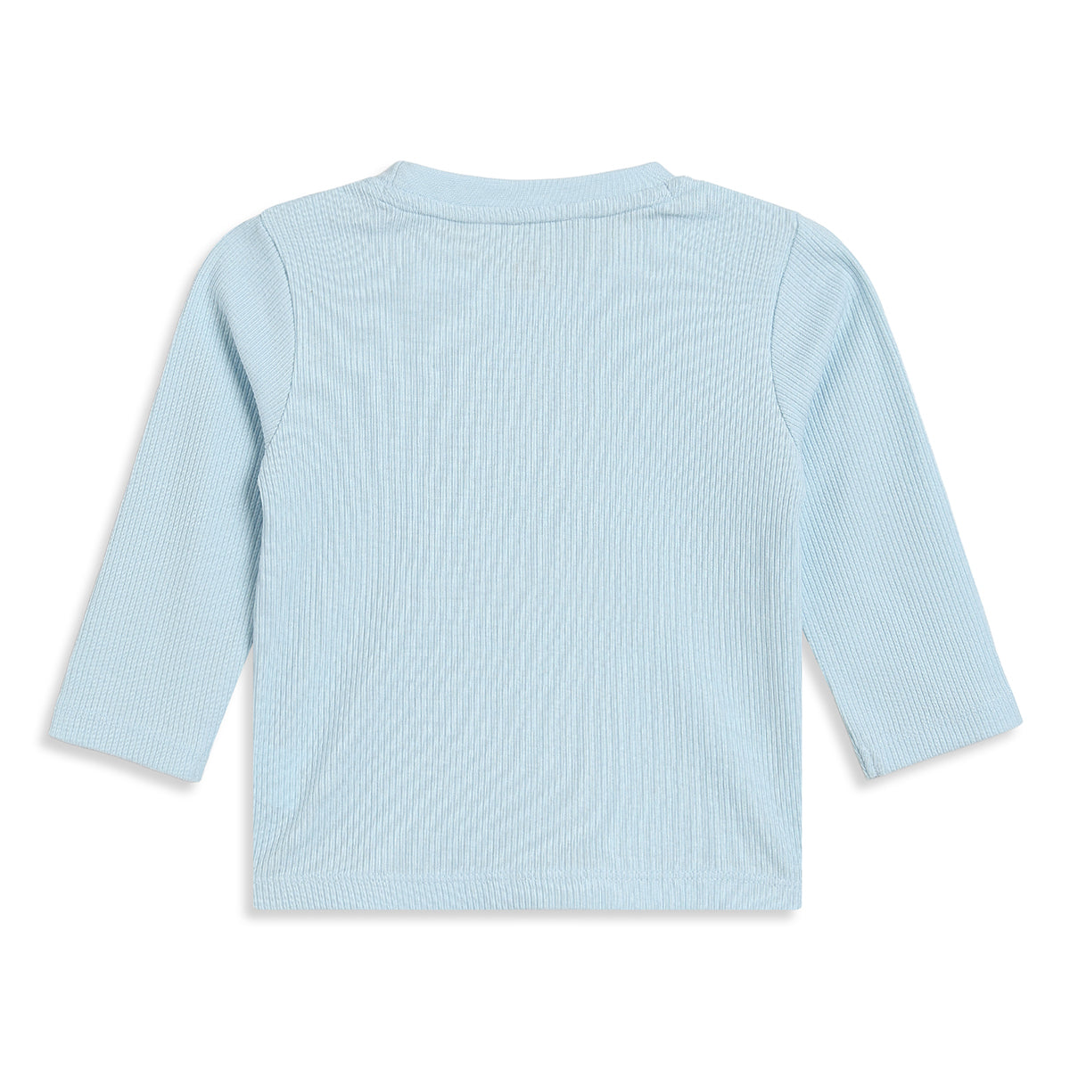 Baby Boys Blue and Beige Cotton T-Shirts Pack of 2 Regular Fit