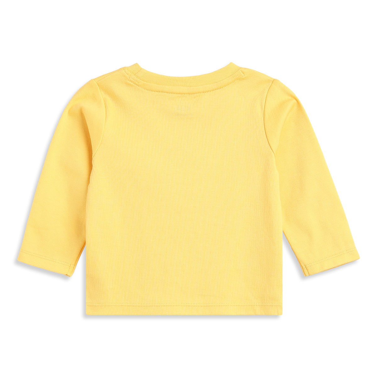 Baby Boys Yellow and Beige Cotton Printed T-Shirts Pack of 2 Regular Fit Casual Baby T-Shirts