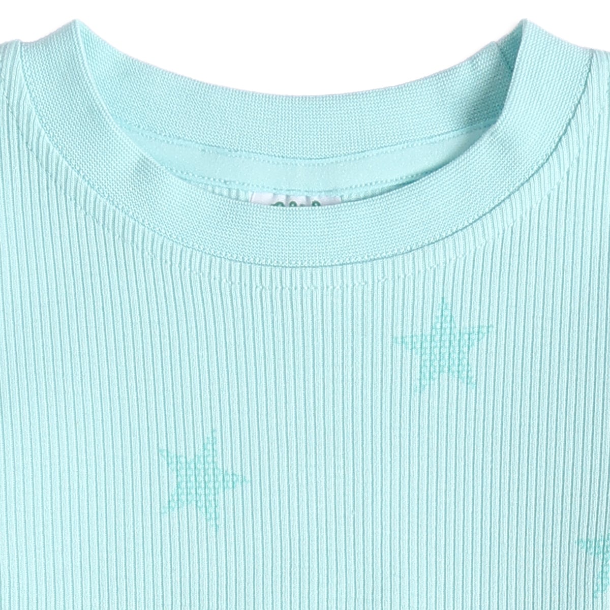 Baby Boys Yellow And Mint Green Cotton Blend Star Printed T-Shirts Pack of 2 Regular Fit Casual Wear