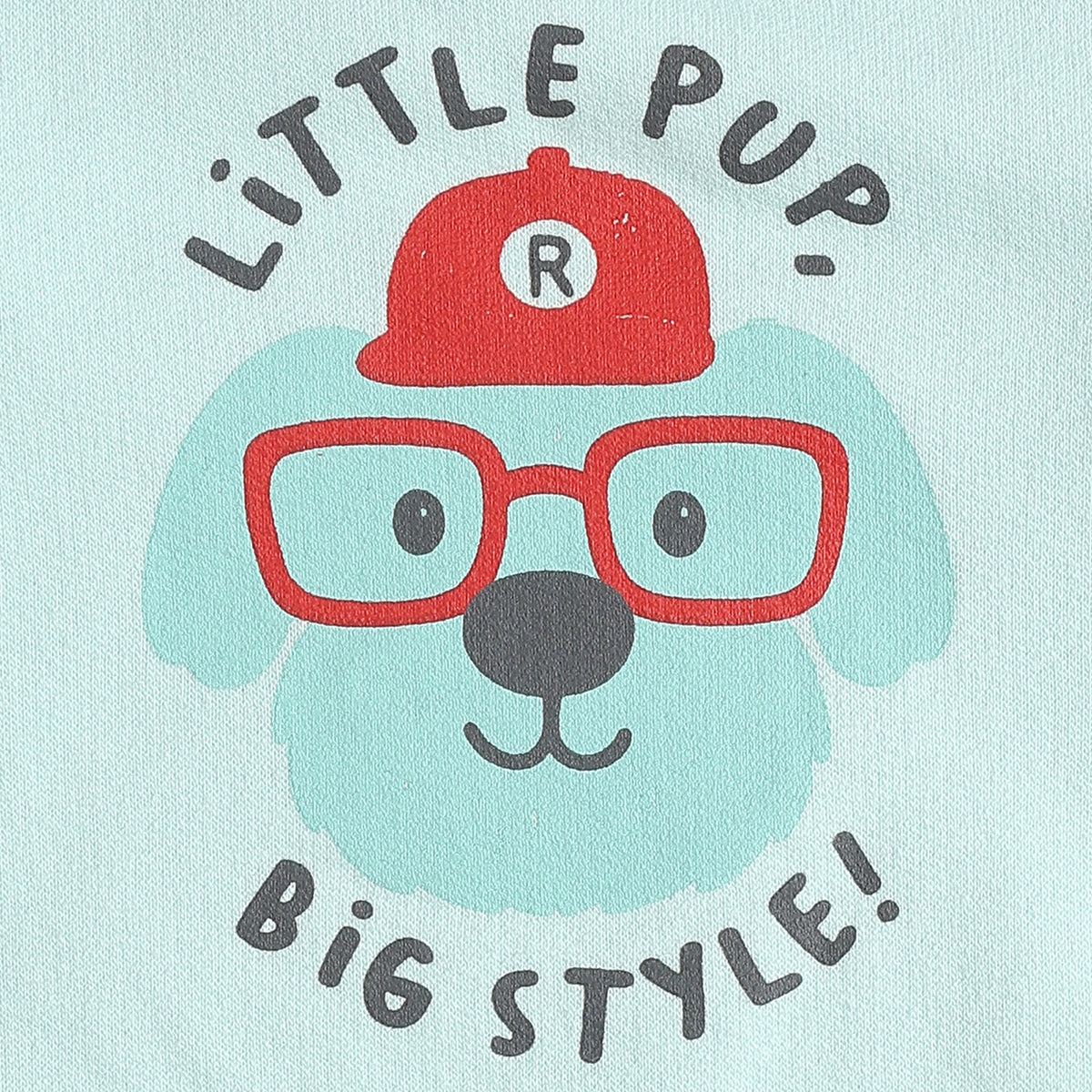 Baby Boys Aqua Blue and Red Cotton Printed T-Shirts Pack of 2 Regular Fit Casual T-Shirts