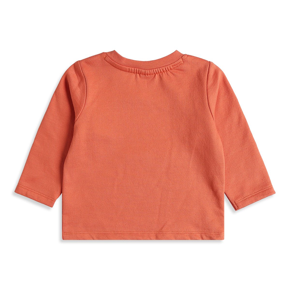 Baby Boys Orange and Light Blue Cotton Printed T-Shirts Pack of 2 Regular Fit Casual T-Shirts