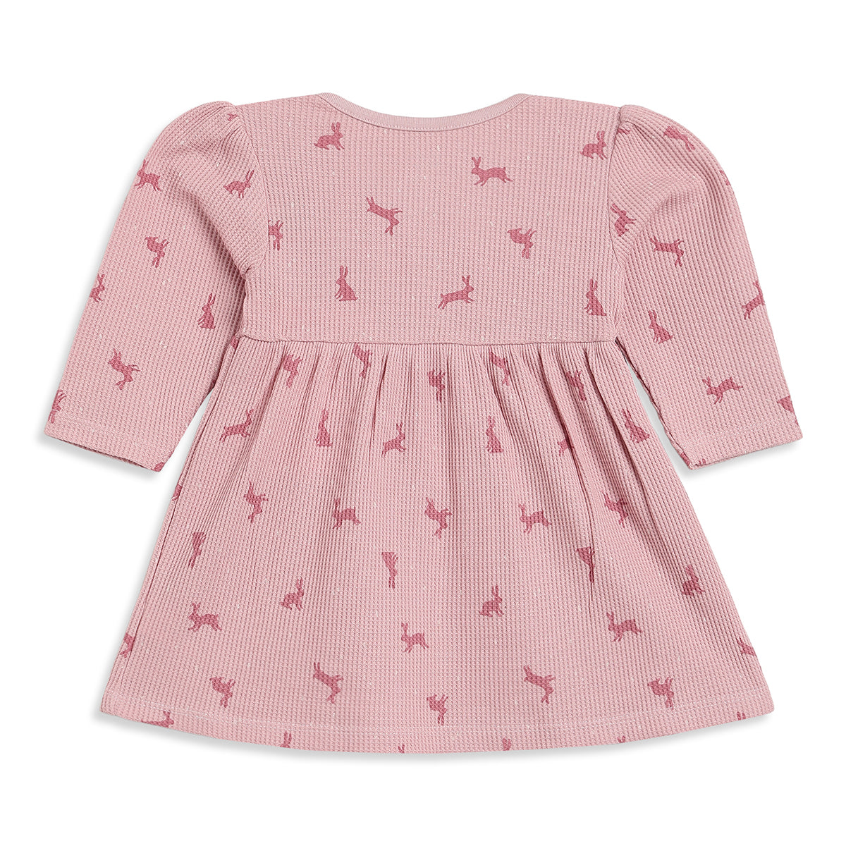 Baby Girls Pink Cotton Printed Dresses Pack of 2 Regular Fit