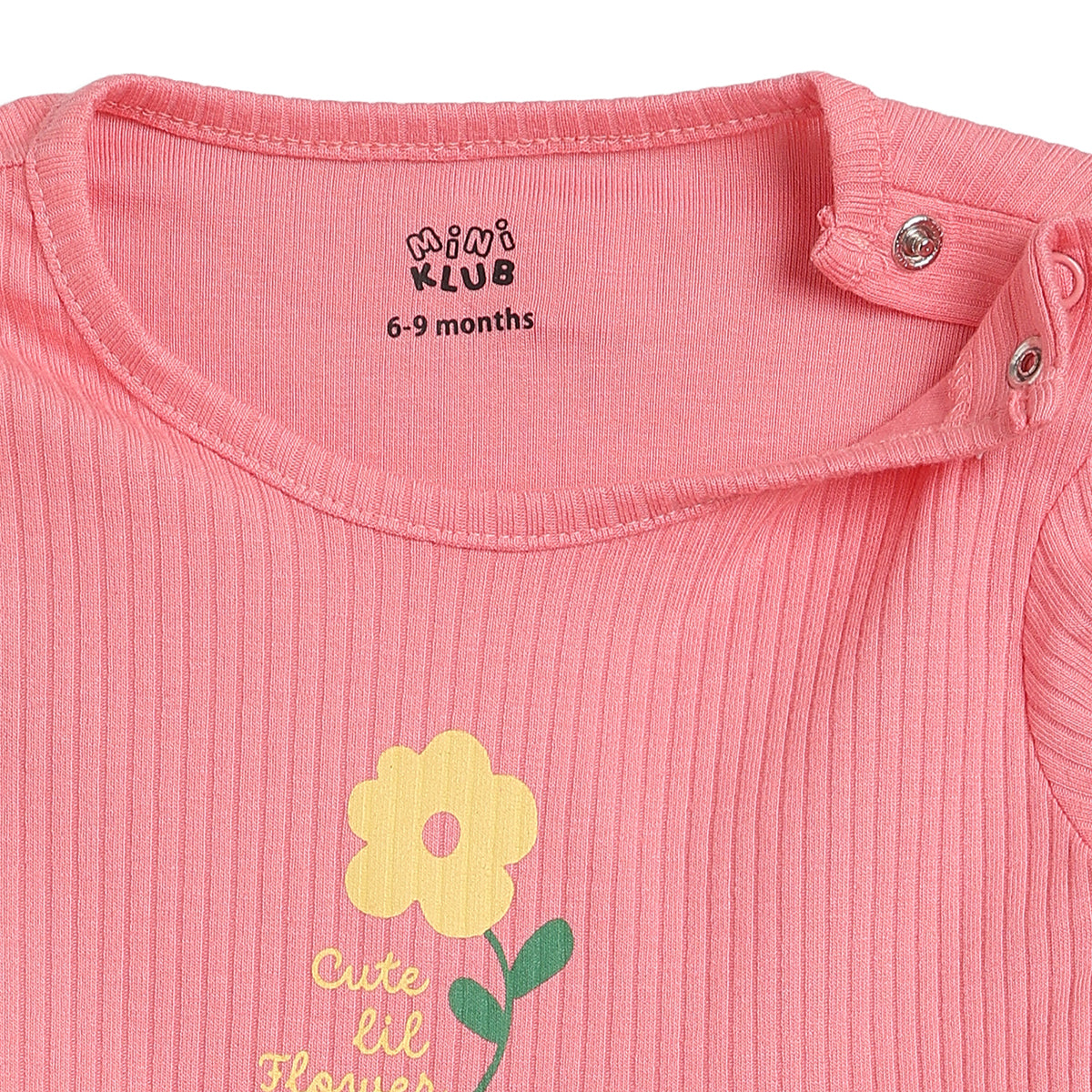 Baby Girls Pink and Plum Cotton Dress Pack of 2 Regular Fit Daily Wear