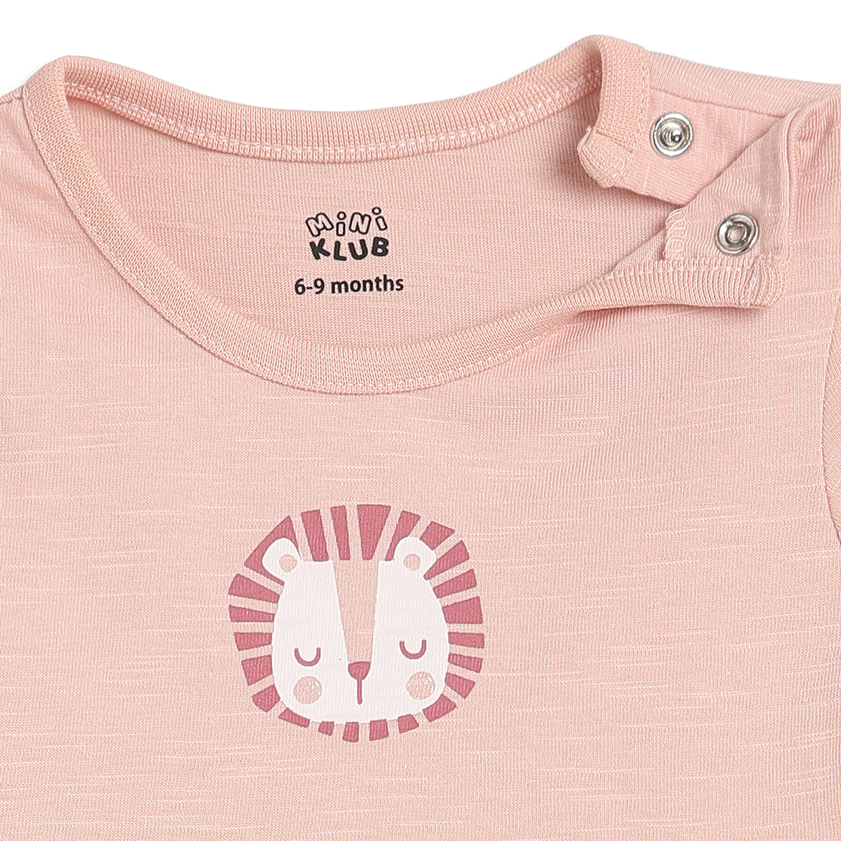 Baby Girls Pink and Peach Printed Dresses Pack of 2 Casual Wear