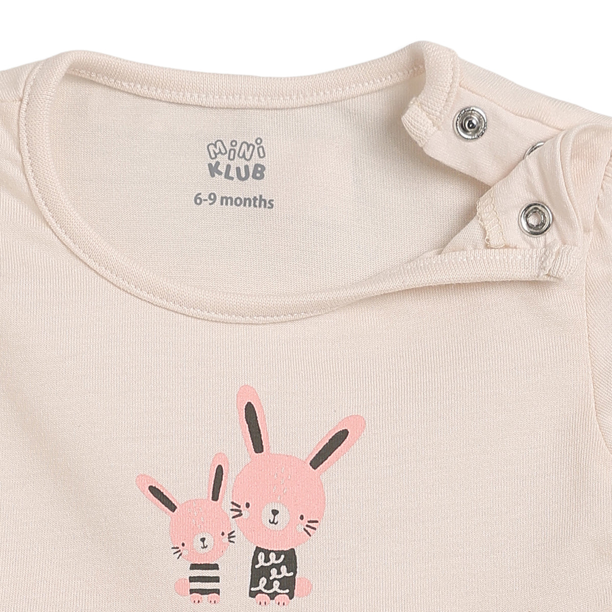 Baby Girls Cream Sage Cotton Dress Pack of 2 Regular Fit Casual Wear