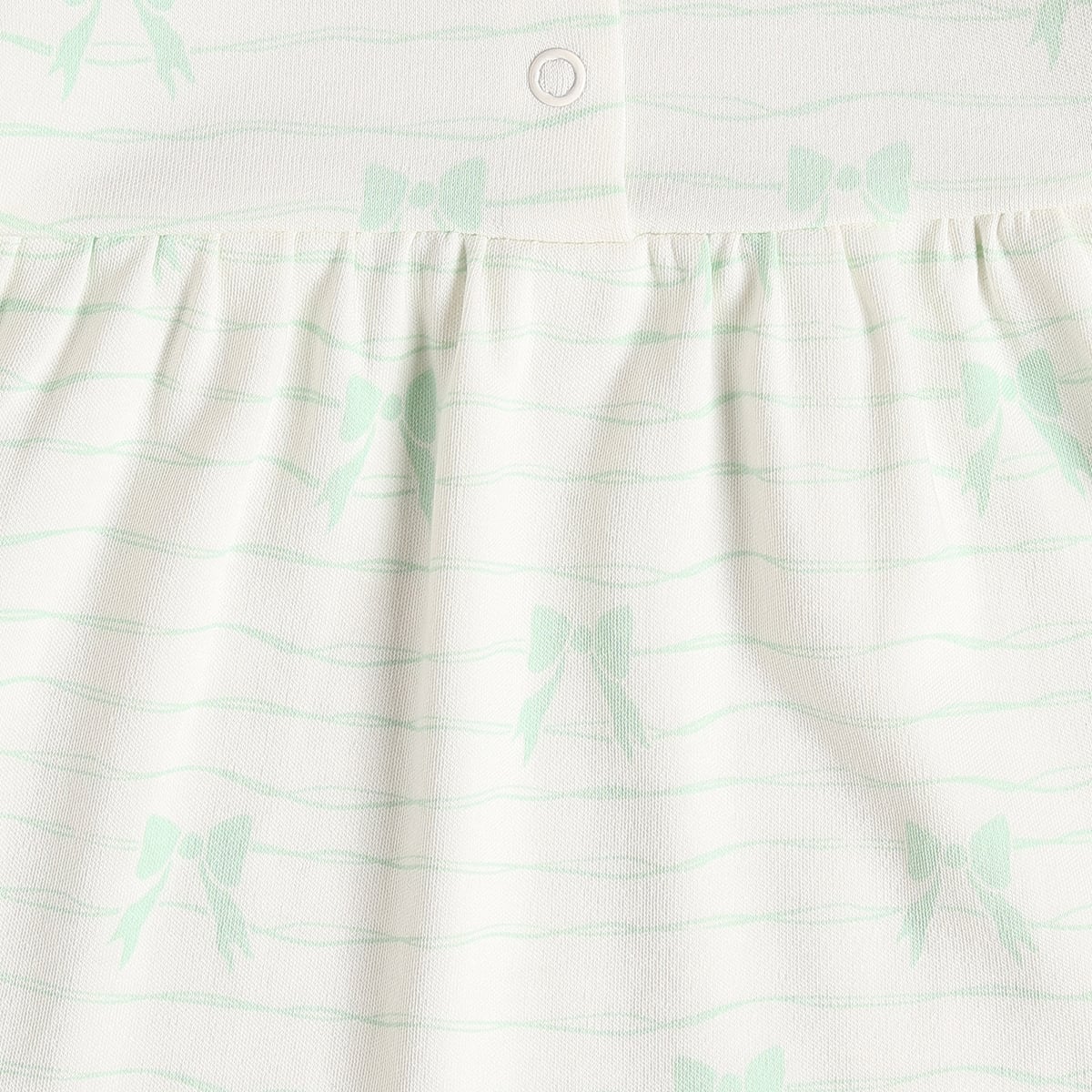 Baby Girls Pink And Off-White Cotton Printed Dresses Pack Of 2 Regular Fit Casual Wear