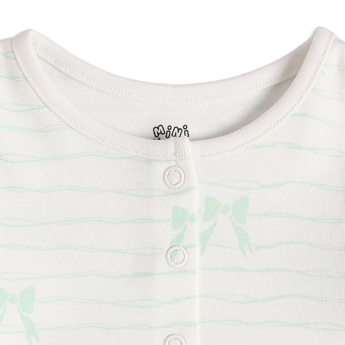 Baby Girls Pink And Off-White Cotton Printed Dresses Pack Of 2 Regular Fit Casual Wear