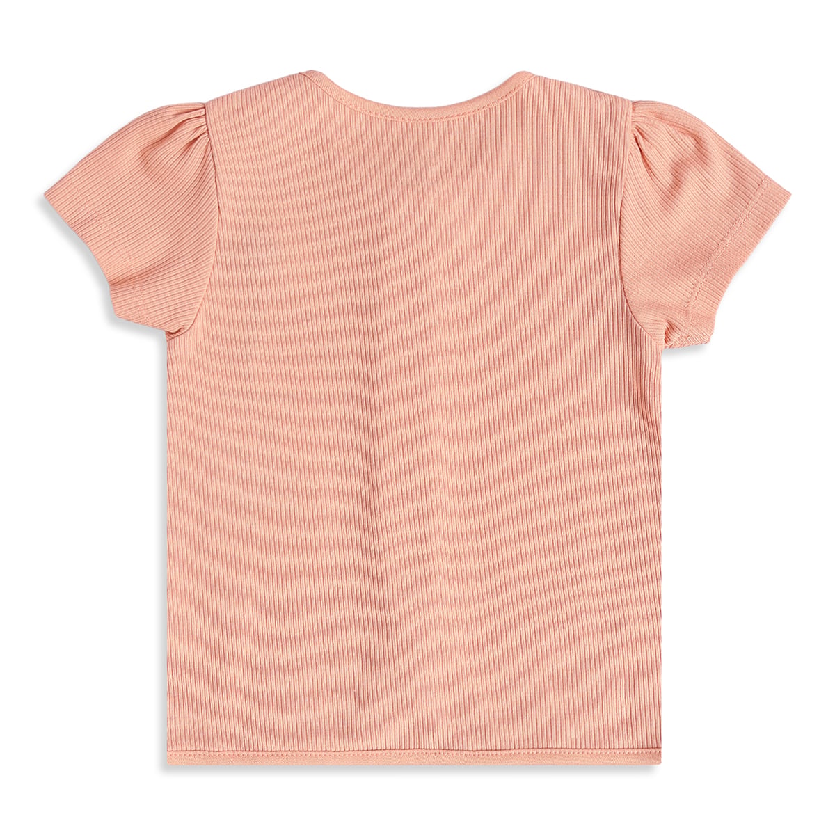 Baby Girls Pink And Peach Cotton Printed Front Open Vests Pack Of 2 Regular Fit Casual Wear