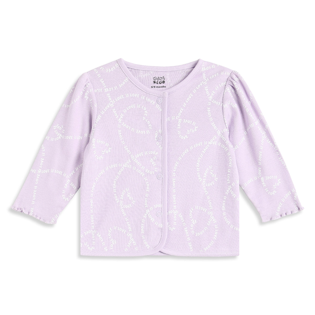 Baby Girls Pink and Purple Cotton Front Open Vest Pack of 2 Regular Fit.