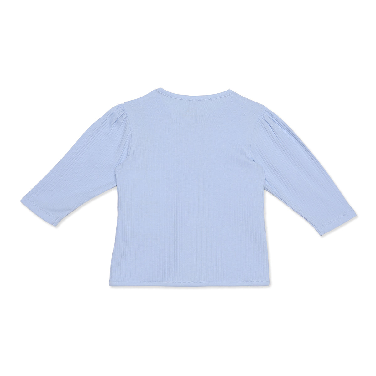 Baby Girls Blue and Peach Cotton Front Open Vests Pack of 2 Regular Fit Casual Wear