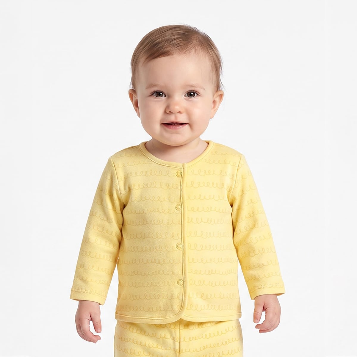 Baby Girls Peach and Yellow Cotton Vests Pack of 2 Regular Fit Casual Baby Vests