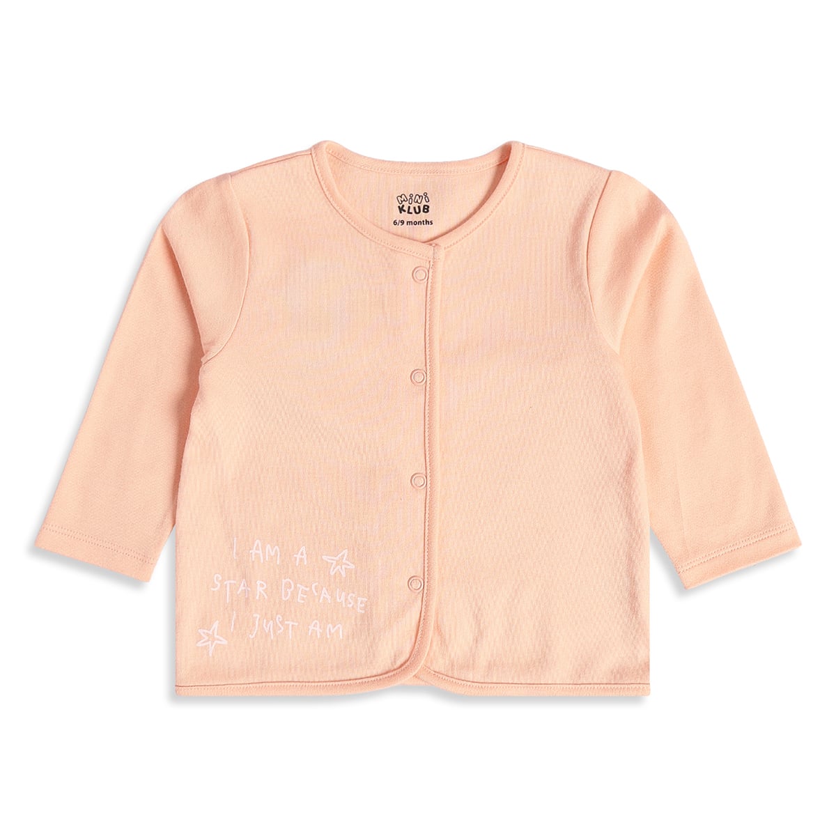 Baby Girls Peach and Yellow Cotton Vests Pack of 2 Regular Fit Casual Baby Vests