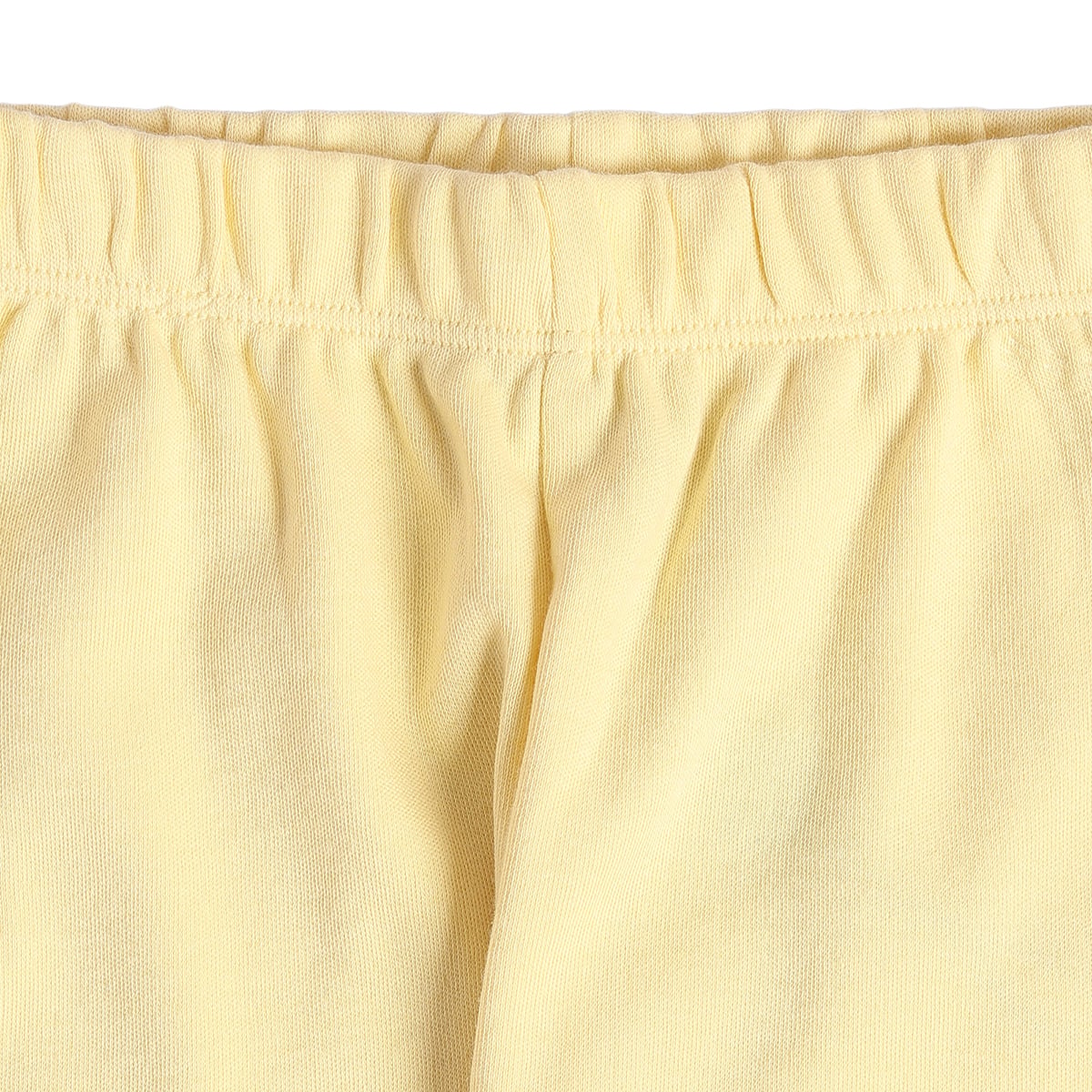 Baby Girls Yellow and White Strawberry Floral Cotton Knit Pants Pack of 2 Casual Wear