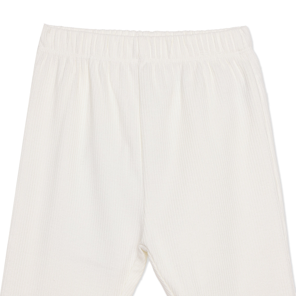 Baby Girls Pink and Off White Cotton Leggings Pack of 2 Regular Fit Casual Kids Leggings