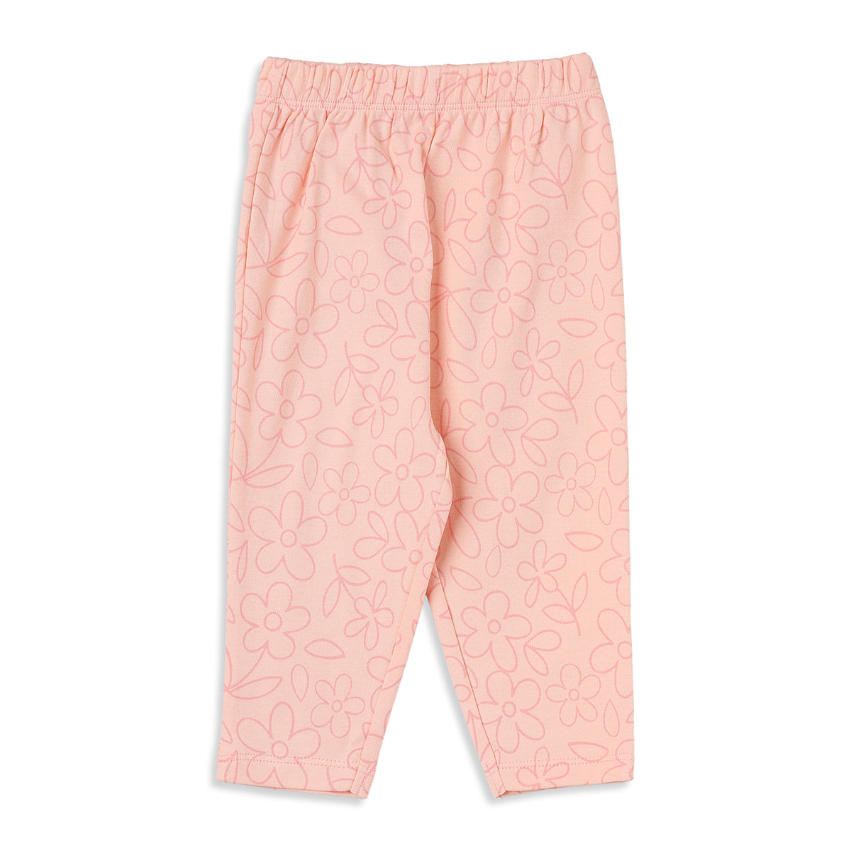 Baby Girls Lilac & Peach Knit Bottoms Pack of 2 Regular Fit Casual Wear