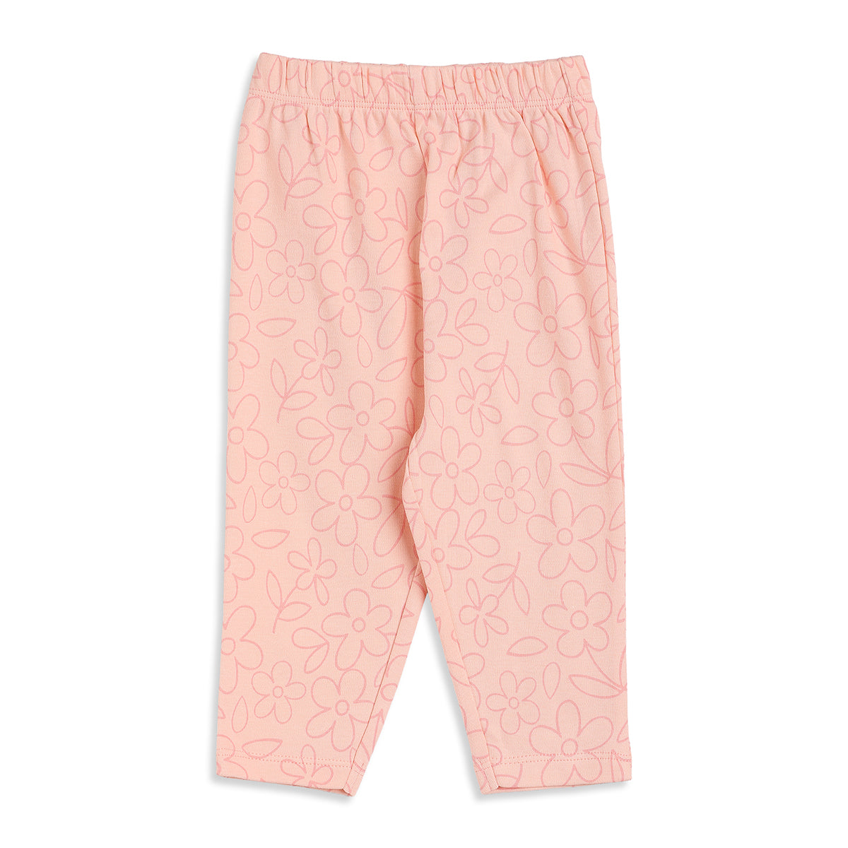 Baby Girls Lilac & Peach Knit Bottoms Pack of 2 Regular Fit Casual Wear