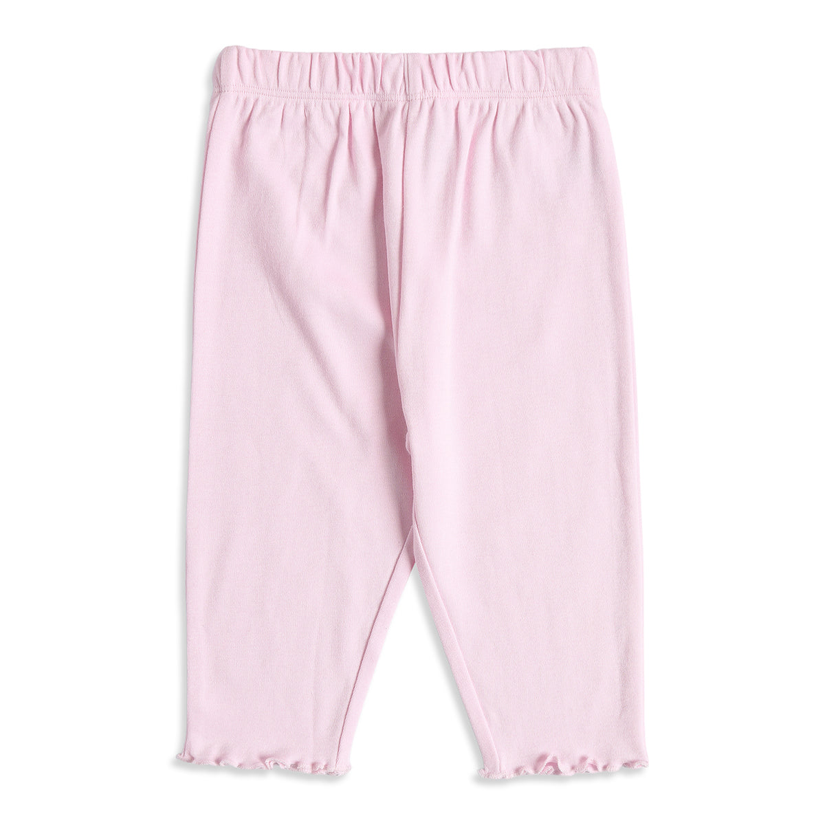 Baby Girls Pink and Purple Cotton Knit Bottom Pack of 2 Regular Fit Casual Bottom