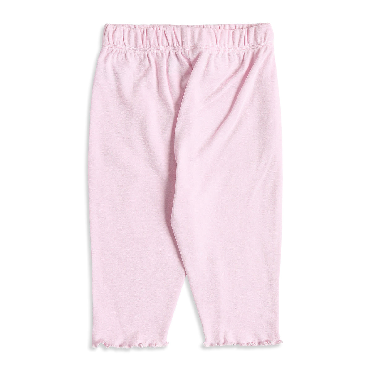 Baby Girls Pink and Purple Cotton Knit Bottom Pack of 2 Regular Fit Casual Bottom