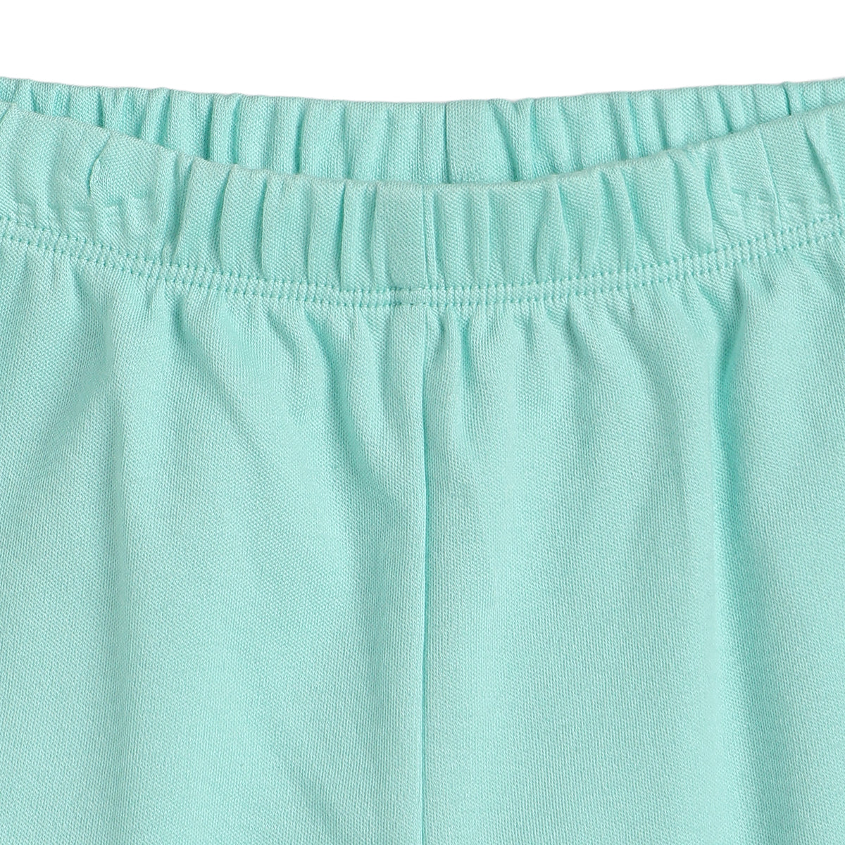 Baby Girls Blue and Yellow Cotton Knit Bottom Pack of 2 Regular Fit.