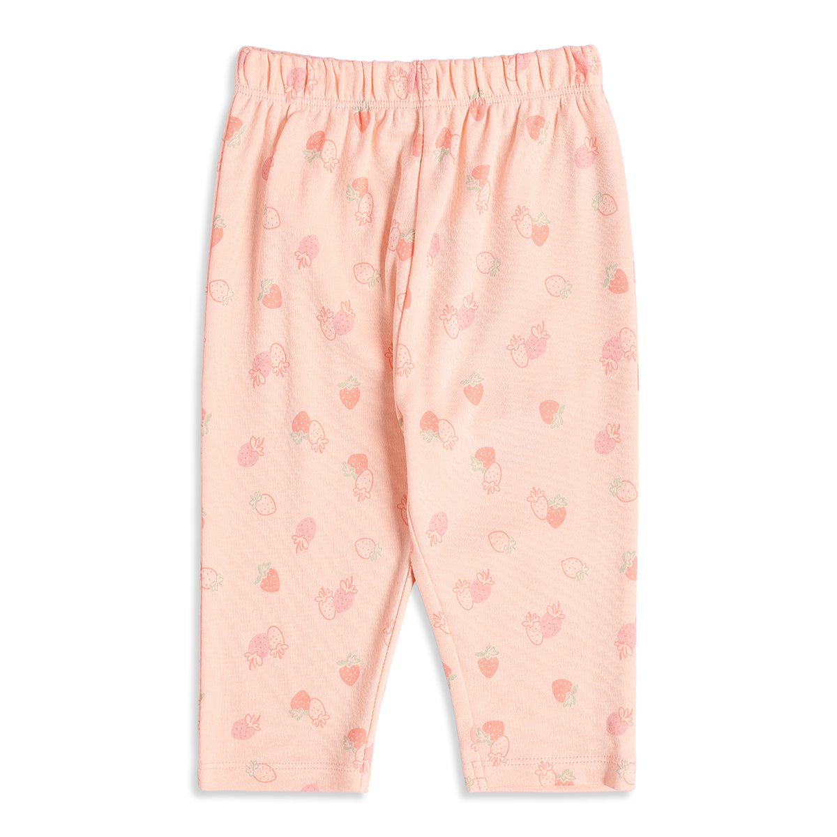 Baby Girls Blue and Peach Cotton Jogger Pants Pack of 2 Regular Fit Casual Kids Pants