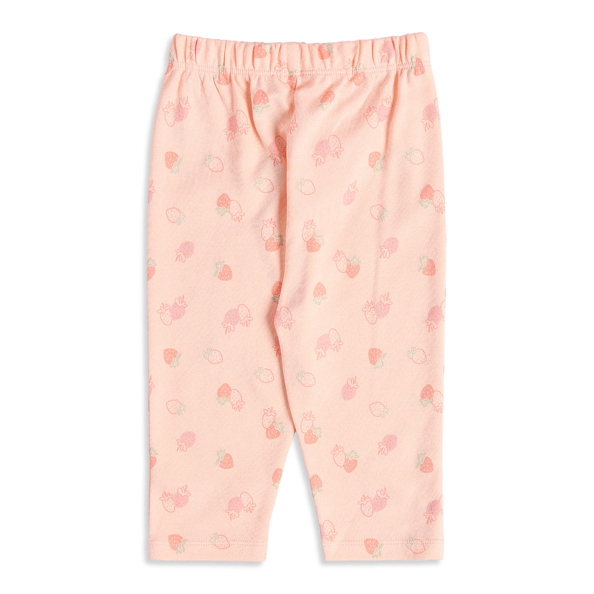 Baby Girls Blue and Peach Cotton Jogger Pants Pack of 2 Regular Fit Casual Kids Pants
