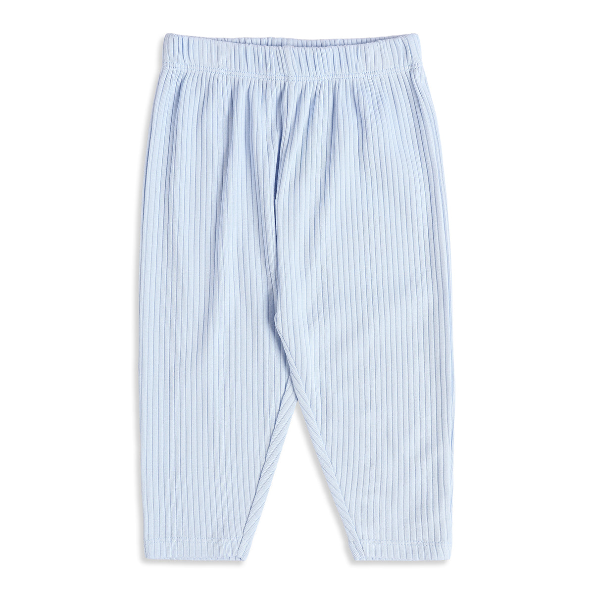 Baby Girls Blue and Peach Cotton Jogger Pants Pack of 2 Regular Fit Casual Kids Pants