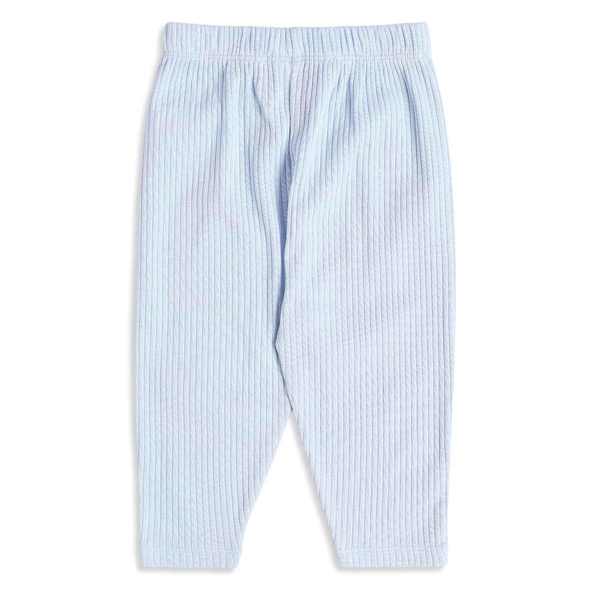 Baby Girls Blue and Peach Cotton Jogger Pants Pack of 2 Regular Fit Casual Kids Pants