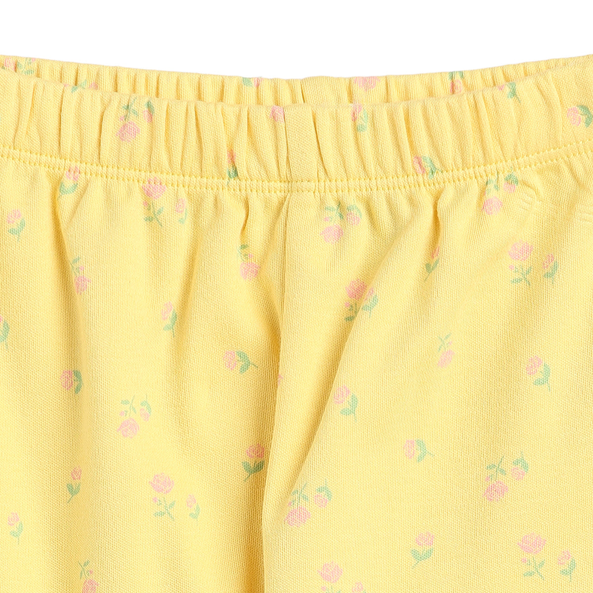 Baby Girls Blue and Yellow Cotton Knit Bottom Pack of 2 Regular Fit.
