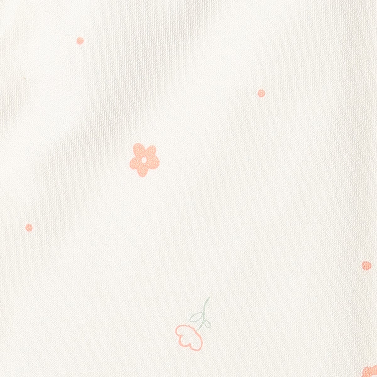 Baby Girls Pink And Cream Cotton Floral Printed Leggings Pack Of 2 Regular Fit Casual Wear