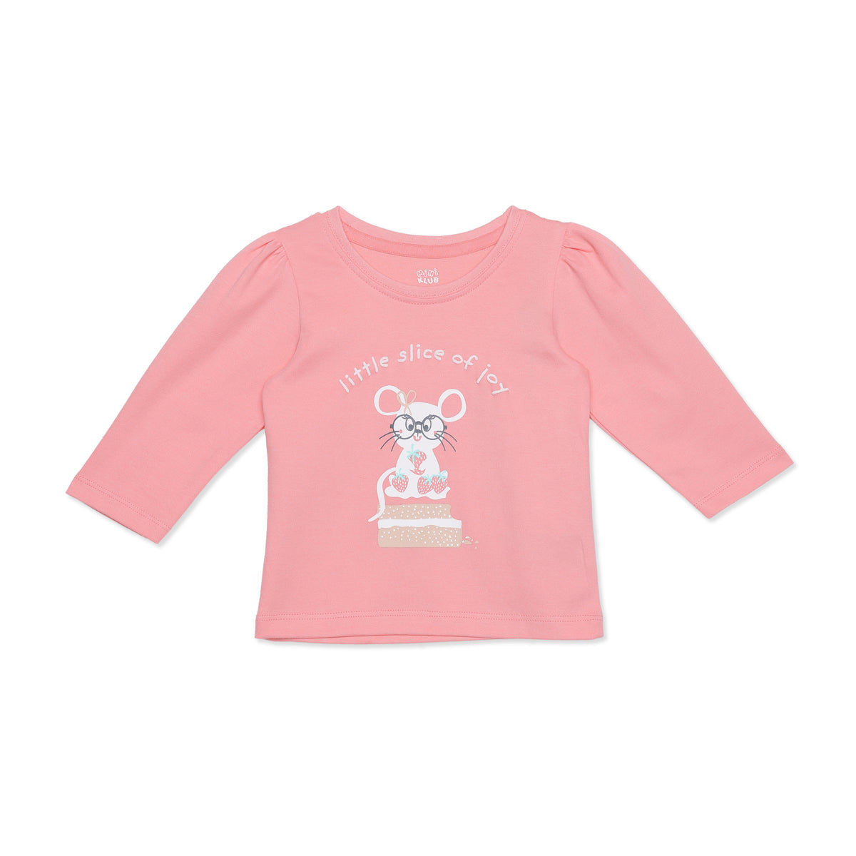 Baby Girls Pink and White Cotton T-Shirts Pack of 2 Regular Fit Casual Wear