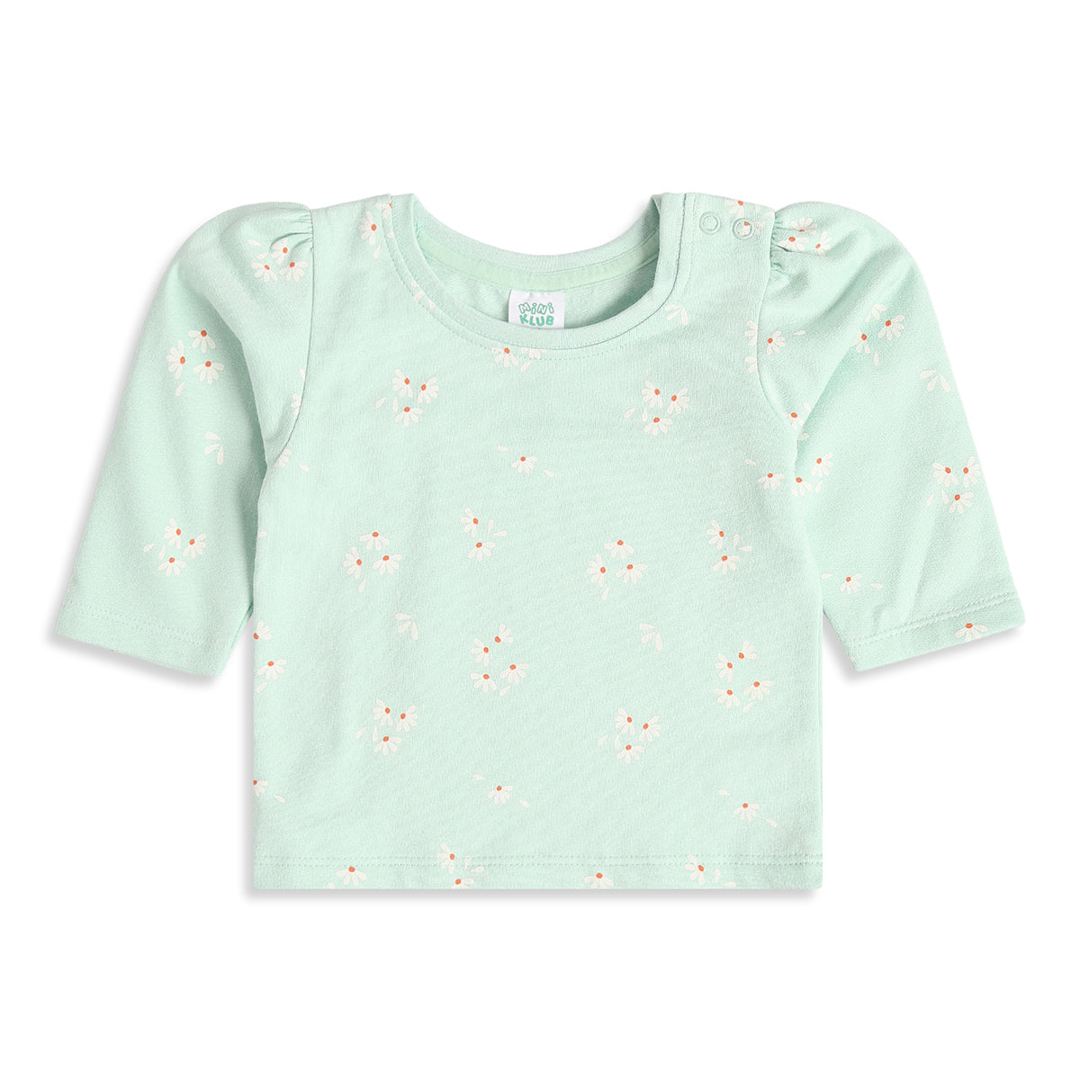 Baby Girls Yellow and Mint Green Cotton T-Shirts Pack of 2 Regular Fit Casual Wear