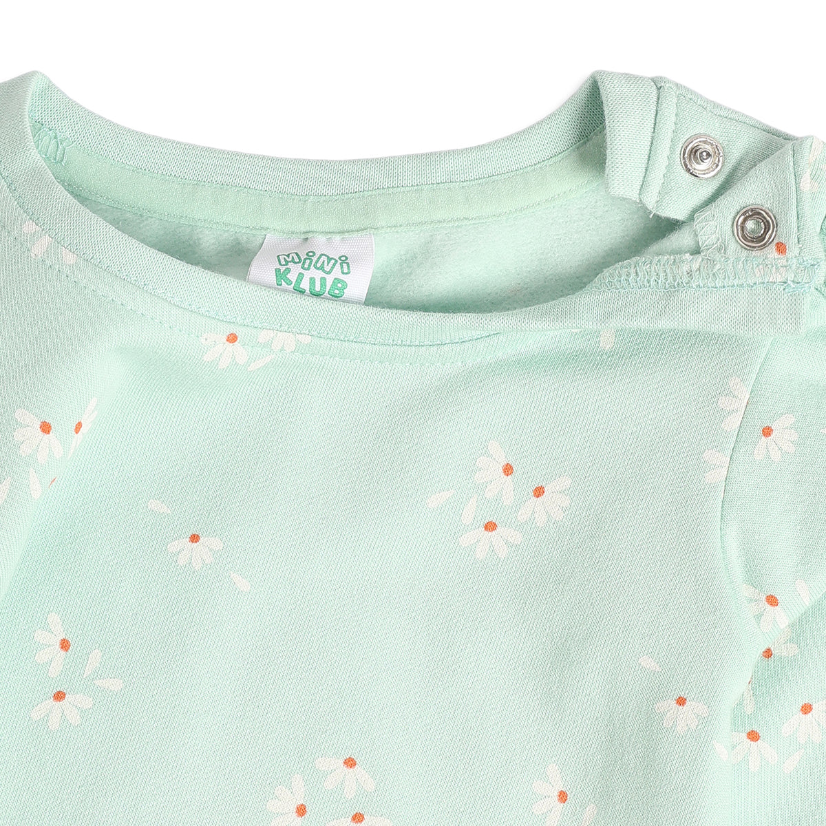 Baby Girls Yellow and Mint Green Cotton T-Shirts Pack of 2 Regular Fit Casual Wear