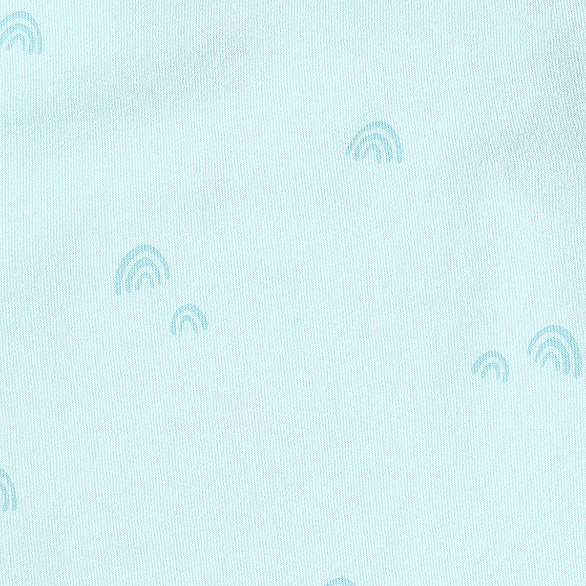 Baby Girls Cream and Light Blue Cotton T-Shirts Pack of 2 Regular Fit Casual Wear