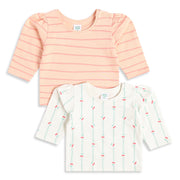 Baby Boys Navy Blue White And Peach Cotton Checked Shirt Regular Fit Casual Wear