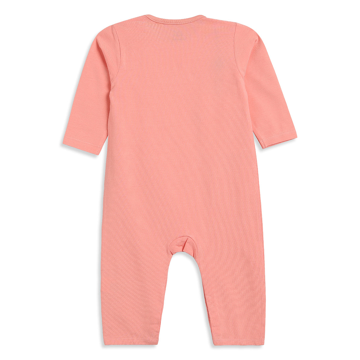 Girls Grey Coral Cotton Sleepsuits Pack of 2 Regular Fit Sleepwear
