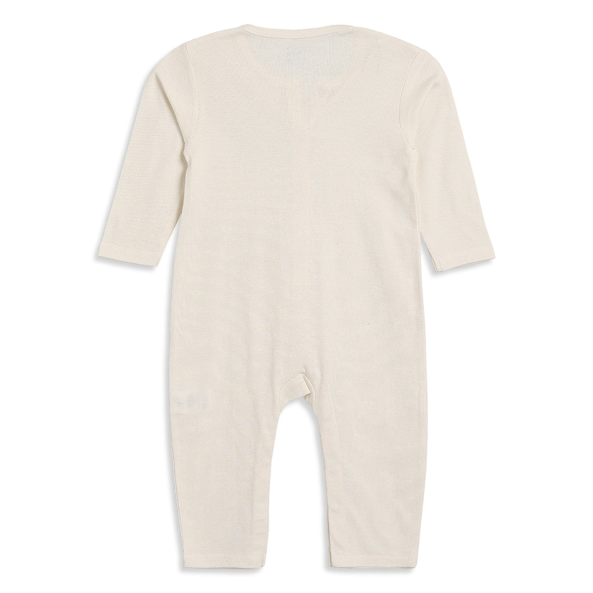 Girls Cream Floral Cotton Sleepsuits Pack of 2 Regular Fit Sleepwear
