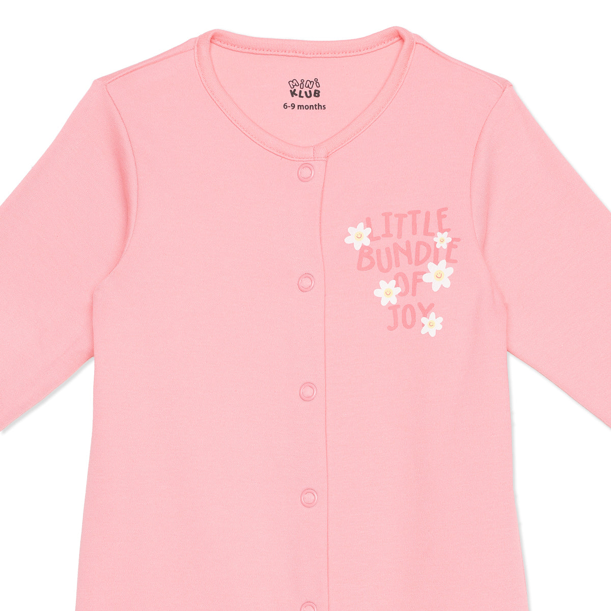 Baby Girls Pink and Blue Cotton Rompers Pack of 2 Regular Fit Casual Wear